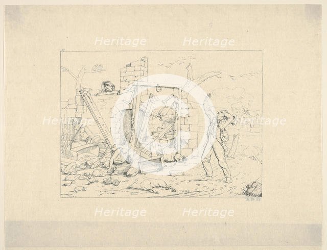 Tracks of the Armies (from Confederate War Etchings), 1861-63. Creator: Adalbert John Volck.