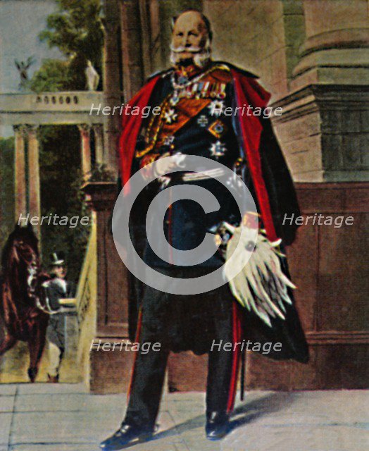 'Kaiser Wilhelm I. 1797-1888. - Gemälde von Plockhorst', 1934. Creator: Unknown.