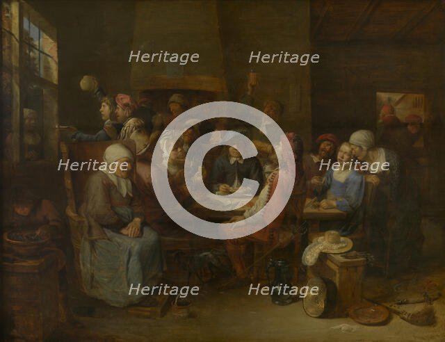 Tavern Scene, 1645-1649. Creator: Joos van Craesbeeck.