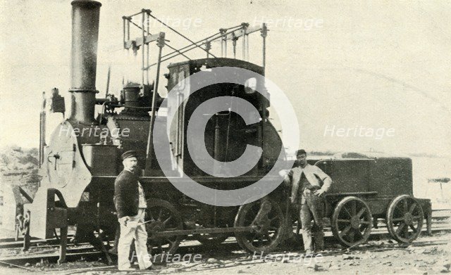 'An Early Colliery Locomotive', c1930. Creator: Unknown.