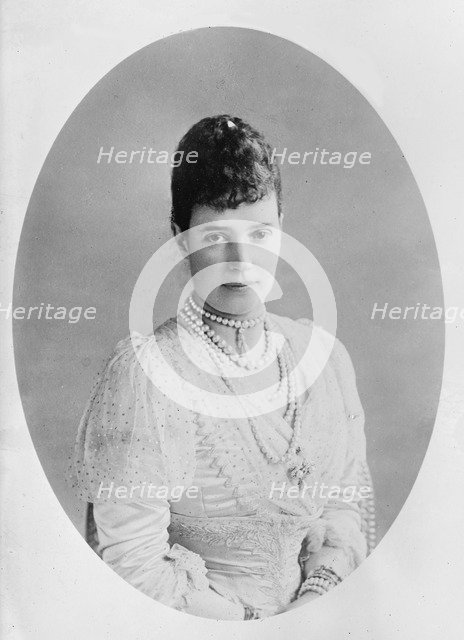 Dowager Empress Maria Feodorovna of Russia, 1911. Artist: Anon
