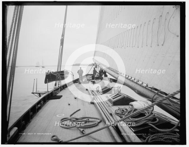 Deck of Mayflower, 1886. Creator: Unknown.