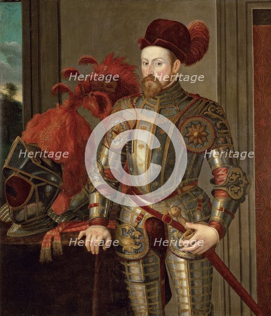 Portrait of Ferdinand II (1529-1595), Archduke of Austria, ca 1557.