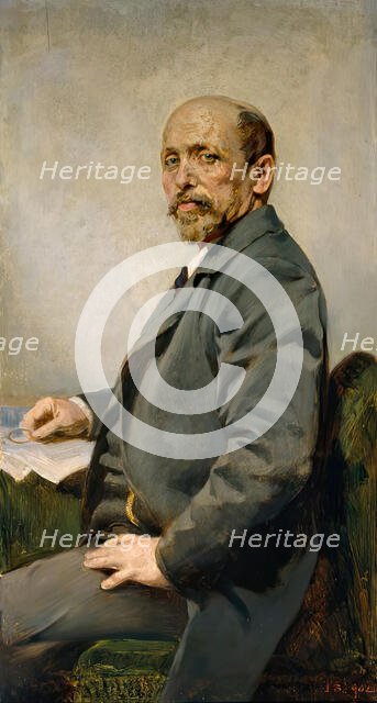 The court photographer Josef Löwy, 1902. Creator: Julius Victor Berger.