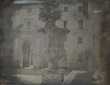 Vase, Santa Cecilia in Trastevere, Rome, 1842. Creator: Joseph Philibert Girault De Prangey.