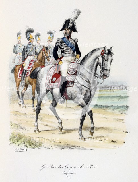Gardes-du-Corps de Roi, Capitaine, 1820 Artist: Eugene Titeux