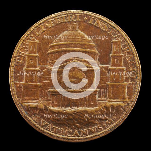 View of Saint Peter's [reverse], 1506. Creator: Cristoforo Foppa.