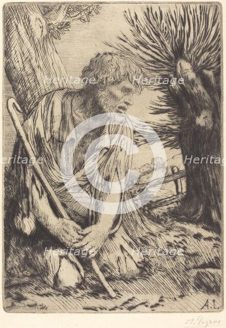 The Prodigal Son, 3rd plate (L'enfant prodigue). Creator: Alphonse Legros.