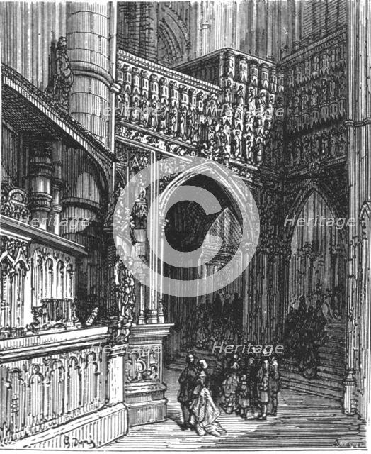 'In the Abbey - Westminster', 1872.  Creator: Gustave Doré.