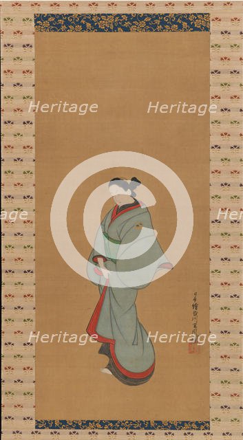 Standing Woman, ca. 1730. Creator: Tosendo Rifu.