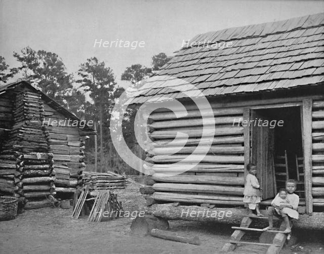 'Negro Log Huts, Thomasville, Georgia', c1897. Creator: Unknown.