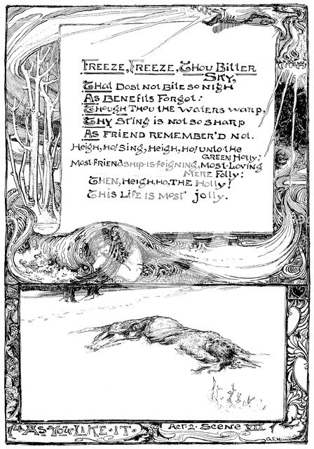 'Freeze, Freeze, Thou Bitter Sky', 1895. Artist: Unknown
