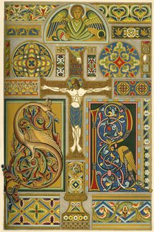 Medieval enamel and illuminated manuscripts, (1898). Creator: Unknown.