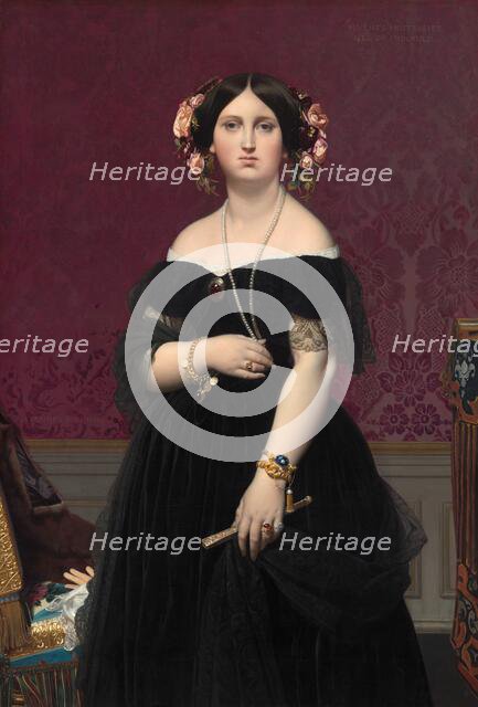 Madame Moitessier, 1851. Creator: Jean-Auguste-Dominique Ingres.