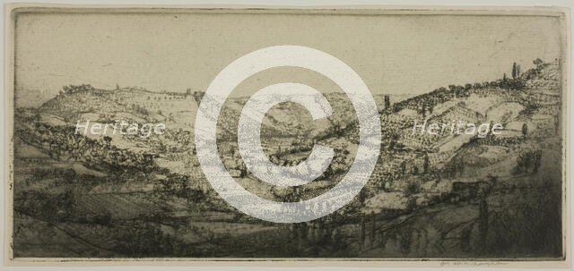 Val d'Ema, 1909. Creator: Donald Shaw MacLaughlan.