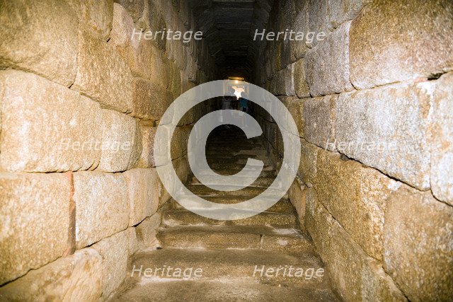 A cistern of the Arab fortress (alcazaba) at Merida, Spain, 2007. Artist: Samuel Magal