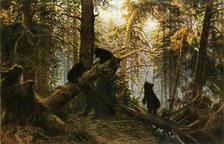 'Morning in the Pine-Wood', 1889, (1965). Creator: Ivan Shishkin.