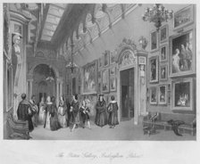 'The Picture Gallery, Buckingham Palace', c1841. Artist: Henry Melville.