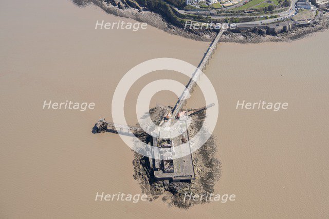 The Victorian Birnbeck Pier, Weston Super Mare, Somerset, 2018. Creator: Historic England Staff Photographer.