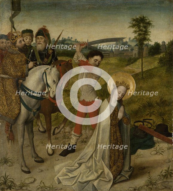 Decapitation of St Catherine, c1470-1480. Creator: Cologne Master.