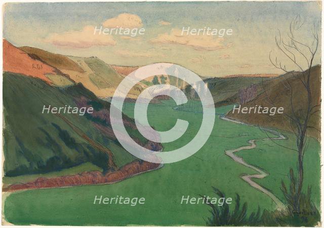 Valley of the Stangala, near Quimper, 1896. Creator: Charles Guilloux (French, 1866-1946).