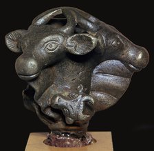 Head of a bronze sceptre. Artist: Unknown