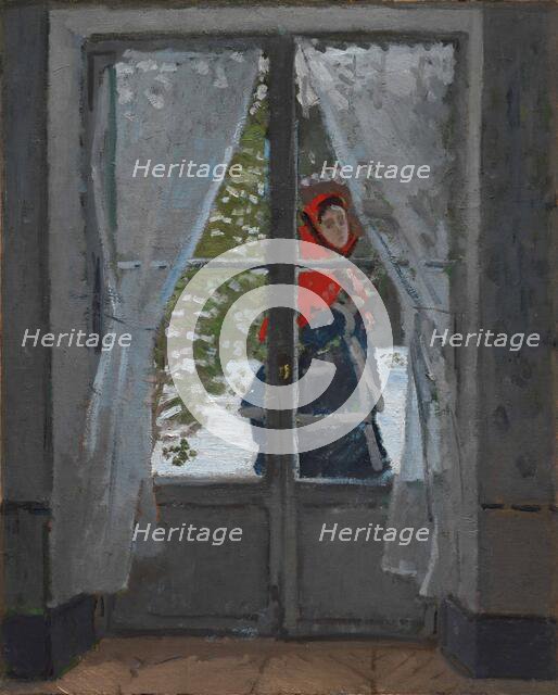 The Red Kerchief, c1868-1873. Creator: Monet, Claude (1840-1926).