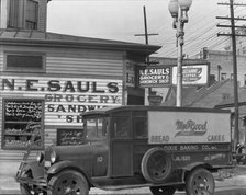 New Orleans street corner, Louisiana, 1936. Creator: Walker Evans.