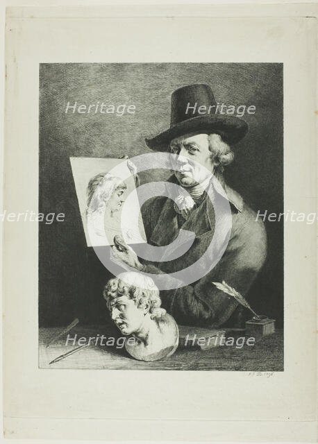 Self-Portrait, 1796. Creator: Jean-Jacques de Boissieu.