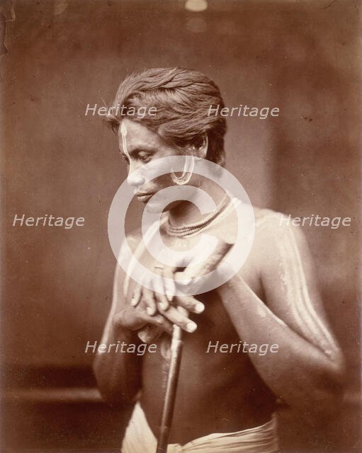 A Manipuri Polo player, 1860. Creator: Unknown.