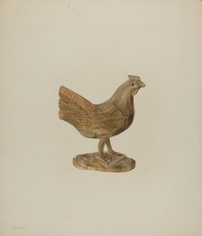 Pa. German Toy Hen, c. 1939. Creator: Hester Duany.