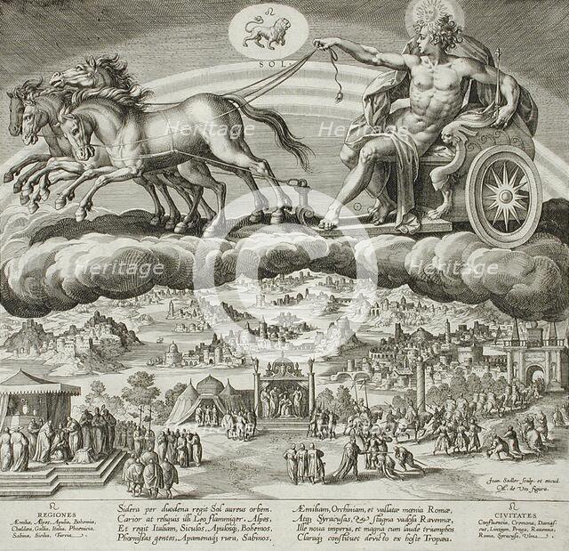 Saturn, c1585. Creator: Johann Sadeler I.