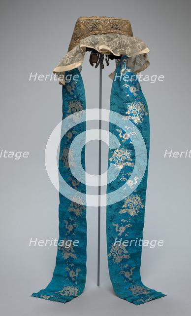 Headdress, 1700s. Creator: Unknown.