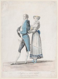 Anglais en Habit Habille; from Collections de Costumes dessinés, 1814-24., Creator: Philibert Louis Debucourt.