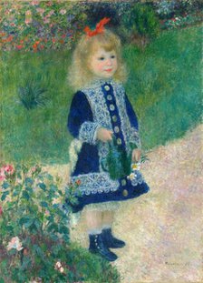 A Girl with a Watering Can, 1876. Creator: Pierre-Auguste Renoir.