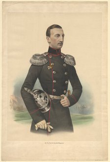 Portrait of Grand Duke Nikolai Nikolayevich of Russia (1831–1891), 1860. Artist: Anonymous  