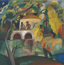 Rokoko, 1912. Creator: August Macke.