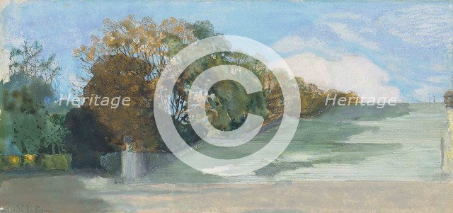 The Grand Staircase, Gardens of Versailles, 1897.