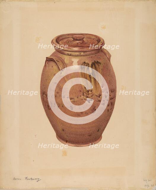 Jar, probably 1940. Creator: Aaron Fastovsky.