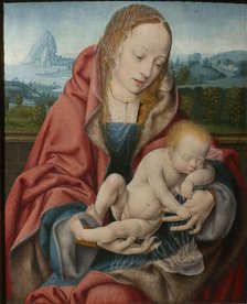 The Virgin with the Sleeping Child, ca 1510-1520. Creator: Cleve, Joos van (ca. 1485-1540).