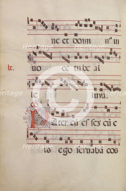 The Gradual. Initial P, c. 1500. Artist: Antonio da Monza (active 1480-1505)