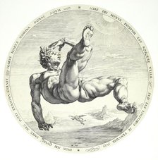 The Four Disgracers: Icarus, 1588. Creator: Goltzius, Hendrick (1558-1617).