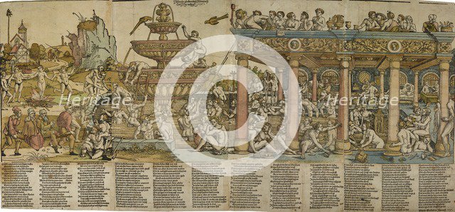 The Fountain of Youth, 1531. Artist: Sebald Beham.