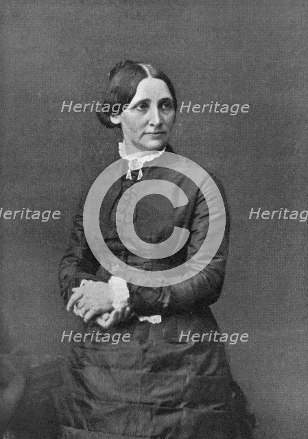 Lucy Webb Hayes, wife of American president Rutherford B Hayes, 19th century, (1908). Artist: Unknown