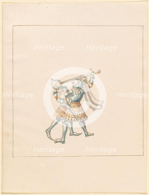 Freydal, The Book of Jousts and Tournament of Emperor Maximilian I: Combats...Plate 160, c1515. Creator: Unknown.