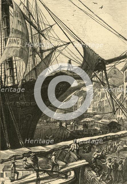 'A New-York River-Front', 1874.  Creator: William James Palmer.