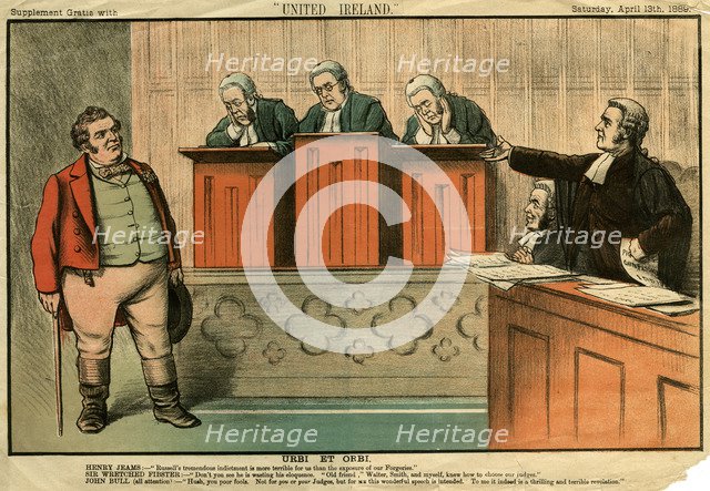 'Urbi et Orbi', 1889. Artist: Unknown