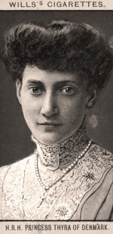 H.R.H Princess Thyra of Denmark, 1908.Artist: WD & HO Wills