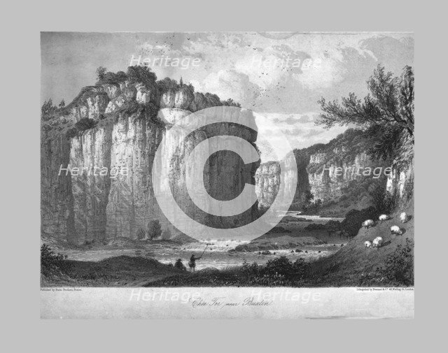'Chee Tor near Buxton', c1840. Creator: Unknown.