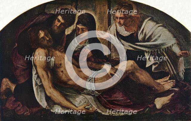 'The Deposition', 1563, (1930). Creator: Jacopo Tintoretto.